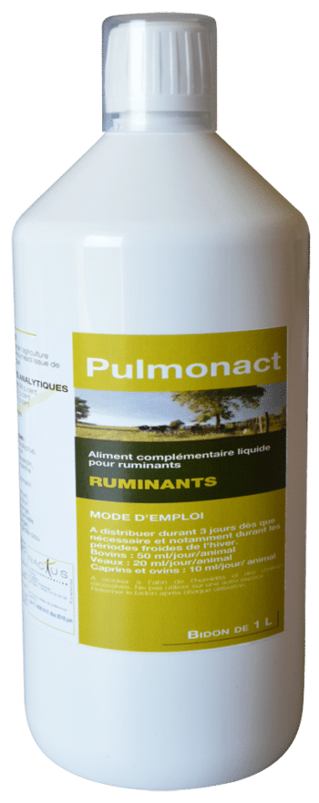 Pulmonact huiles essentielles pour veaux lors de troubles respiratoires