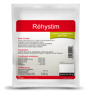 Réhystim pour le déséquilibre digestif et les diarrhées du veau