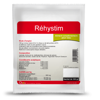 Réhystim pour le déséquilibre digestif et les diarrhées du veau