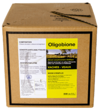 Oligobione, aliment complémentaire bio composé d’oligo-éléments indispensables pour les vaches et leurs veaux
