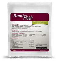 RumiFlash, aliment complémentaire pour vaches pour relancer le rumen et la rumination