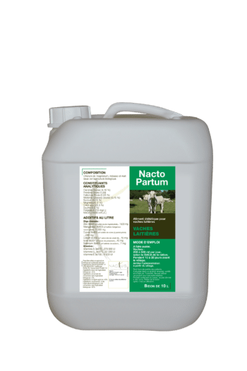 Nacto Partum 10L pour vache en fin de gestation