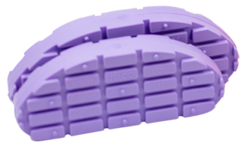 Talonnettes violette TP block Hoff&cow