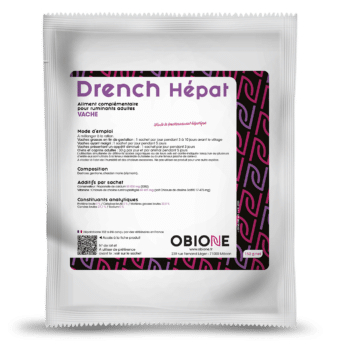 Drench Hépat indiqué pour stimuler le fonctionnement hépatique de la vache.