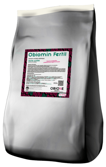 Obiomin Fertil, Obiomin Fertil aliment complémentaire utilisé lors de besoins d’apports complémentaires en oligo-éléments et vitamines des vaches