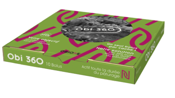 Obi 360, bolus d’oligo-éléments composé de sélénium, iode, zinc, cuivre et manganèse idéal pour le pâturage des vaches laitières.