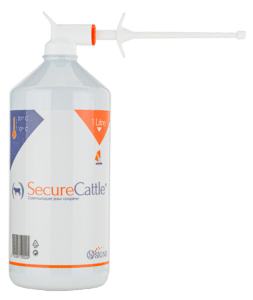 SecureCattle flacon spray site obione stress elevage bovins