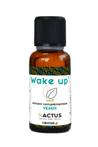 Wake-up-est-indique-chez-lesWake Up’ huiles essentielles pour les veaux dès la naissance-veaux-des-la-naissance-Nactus-Obione